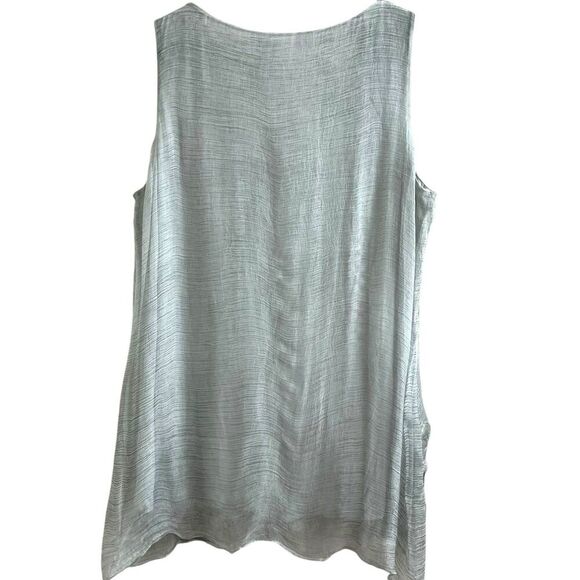 Soft Surroundings Sopfia Silk Embroidered Tunic L Festival Fairy Grunge Whimsy - Picture 2 of 9